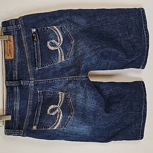 Seven7  Women's Denim Jean Bermuda Shorts Size 6